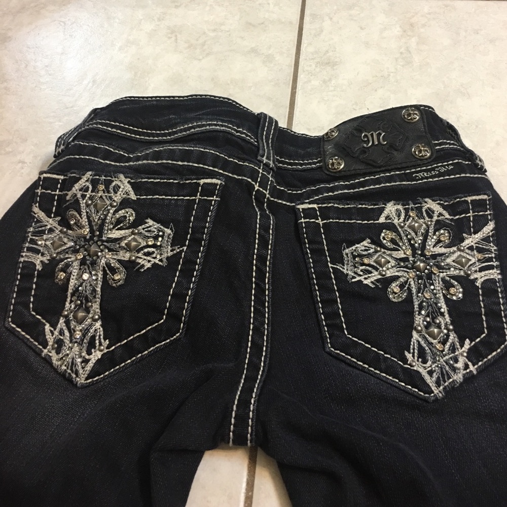Black Miss Me bootcut Jeans - Sz. 25L - Like New!