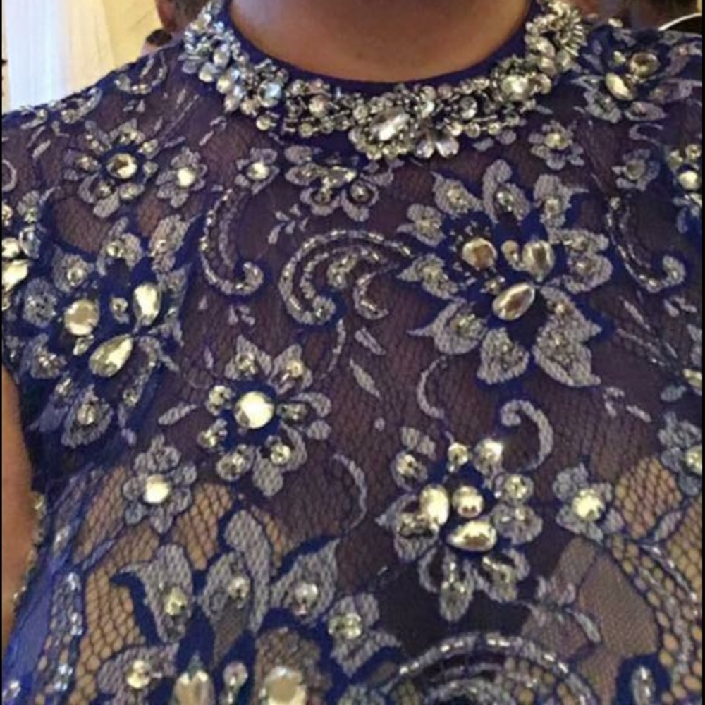 Jovani royal blue prom dress