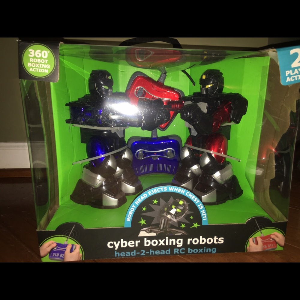 THE BLACK SERIES CYBER BOXING ROBOTS! NEW IN BOX