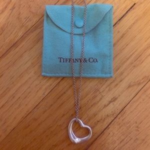 Tiffany & Co. Elsa Peretti Open heart necklace