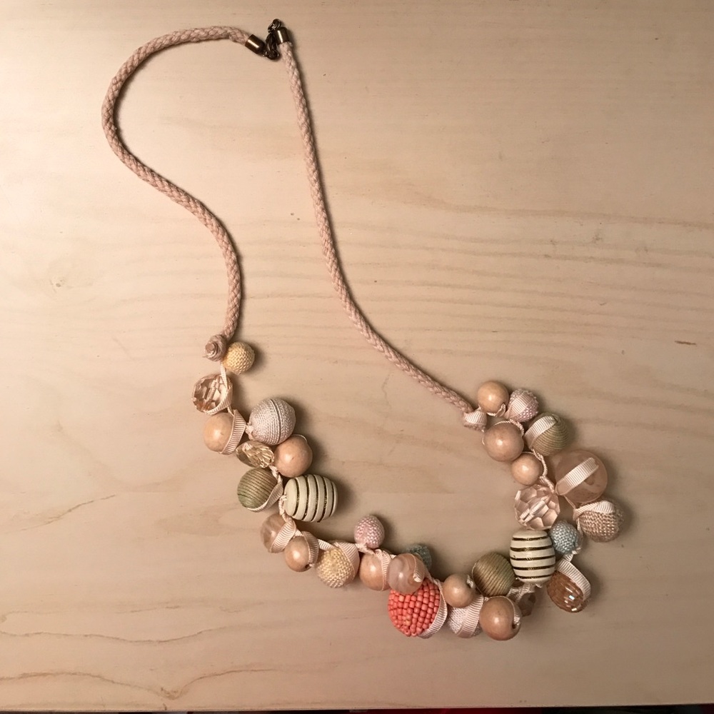 Unique bead rope necklace