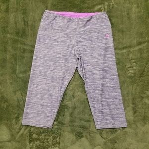 RBX Athletic Blue Lavender Capri Crop Pants XL