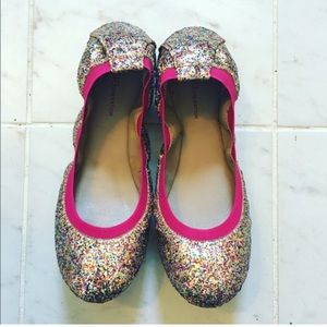 BCBGeneration Glitter Flats