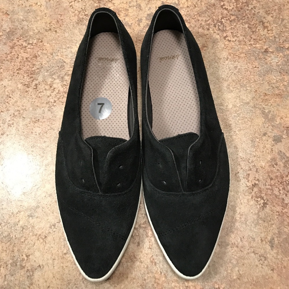 Sanuk Kat Paw Luxe Pointed-Toe Flats, Sz 7