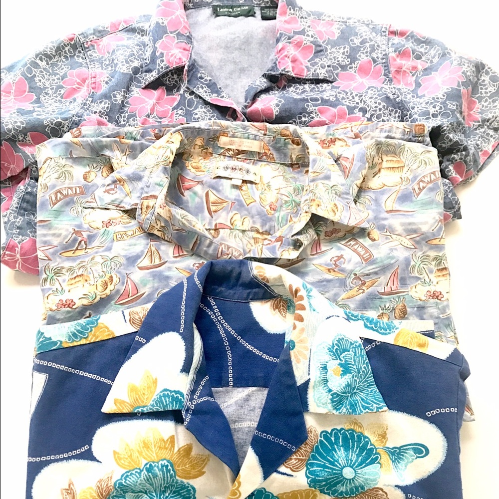 Vintage Hawaiian shirts from the 80's