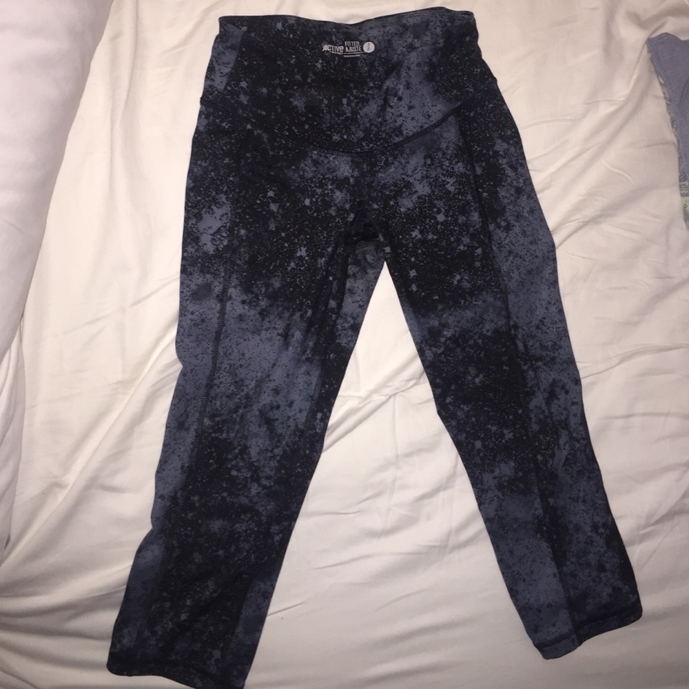 Old Navy space print crops
