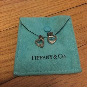 Tiffany & Co. Elsa Peretti open heart earrings