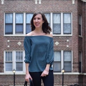 Ann Taylor off the shoulder blouse