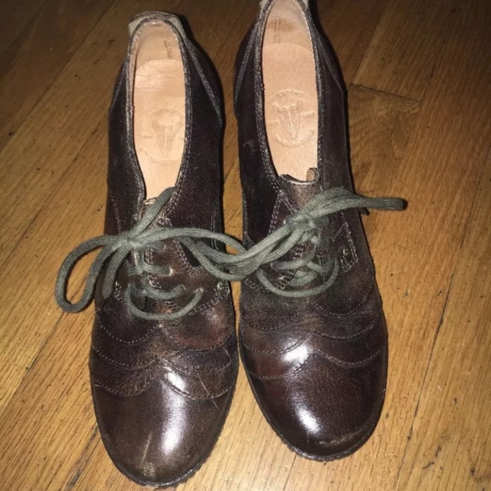 Frye ankle boots, all leather!