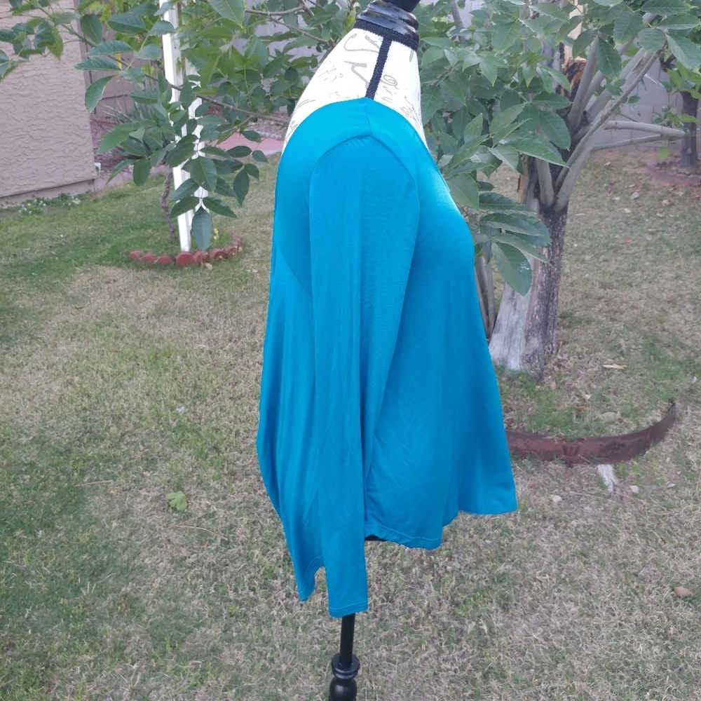 10 for $20 Lush Long Sleeve tie back tee - Picture 3 of 5