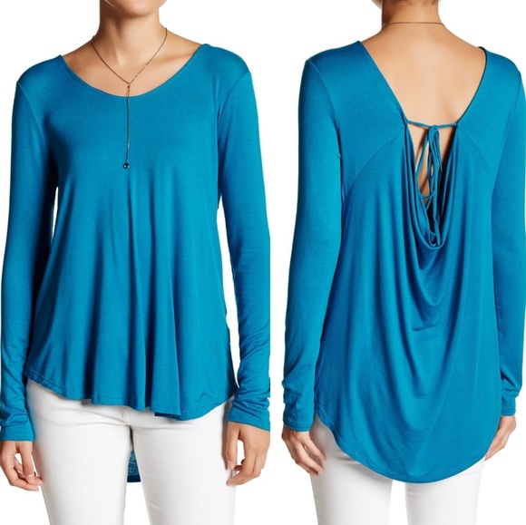 Lush Tops - 10 for $20 Lush Long Sleeve tie back tee