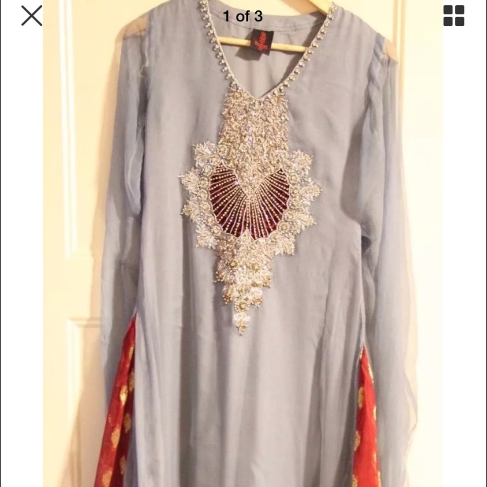 pakistani designer shalwar kameez party wear