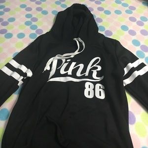 Pink black sweatshirt