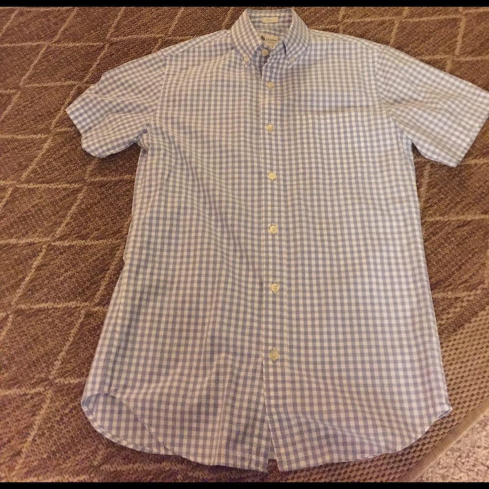 Men's J. Crew Short Sleeve Button Down XS