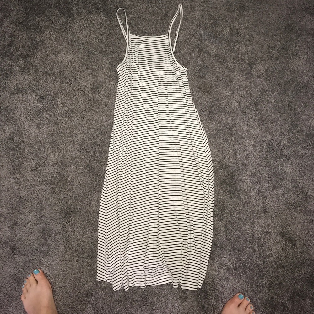 striped sundress; never worn; size XS