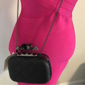 Skull Knuckle Ring Quilted Clutch/Crossbody 💀