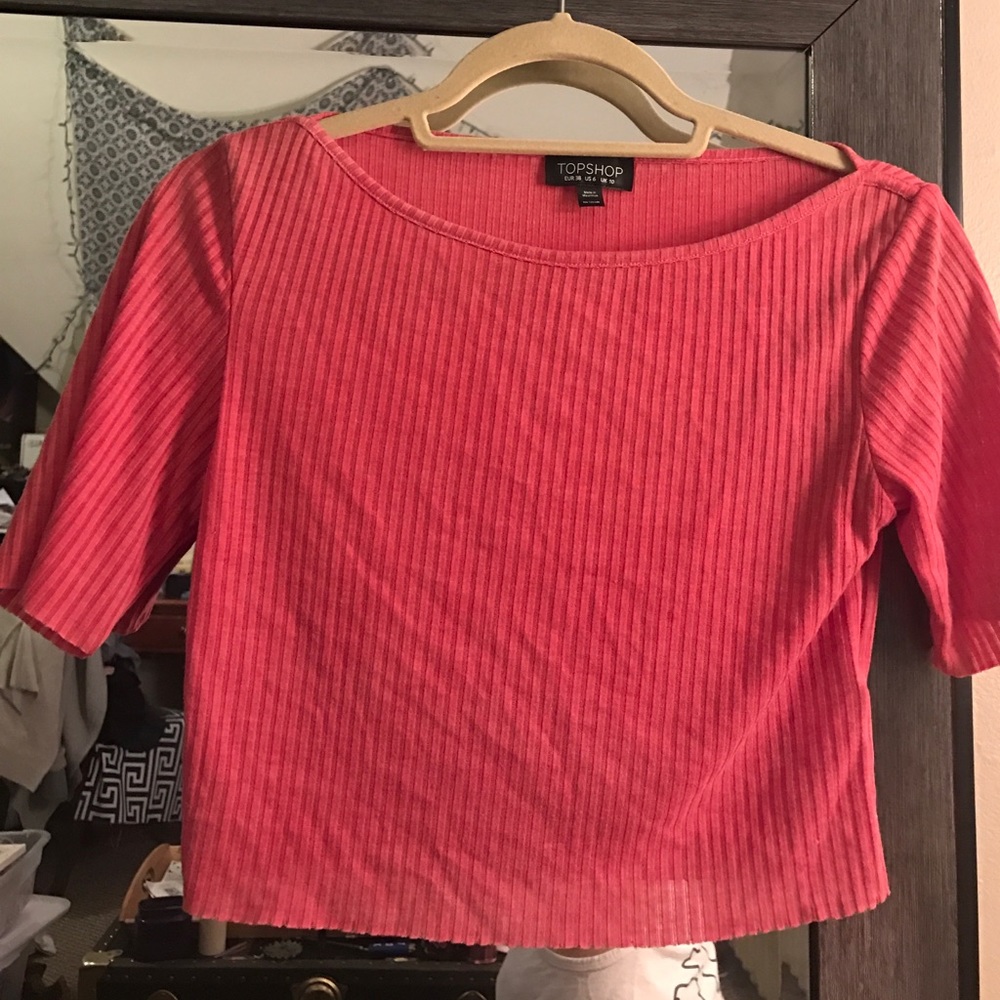 TOPSHOP RIBBED T