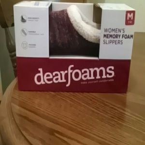 Memory foam slippers