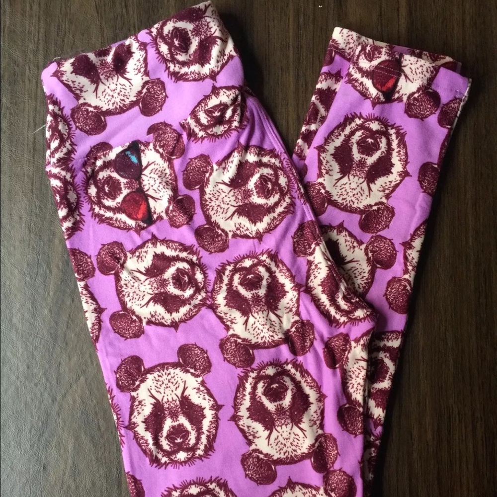 NWT LulaRoe 3D glasses 👓 Panda 🐼 OS Leggings