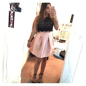 Two piece formal dress