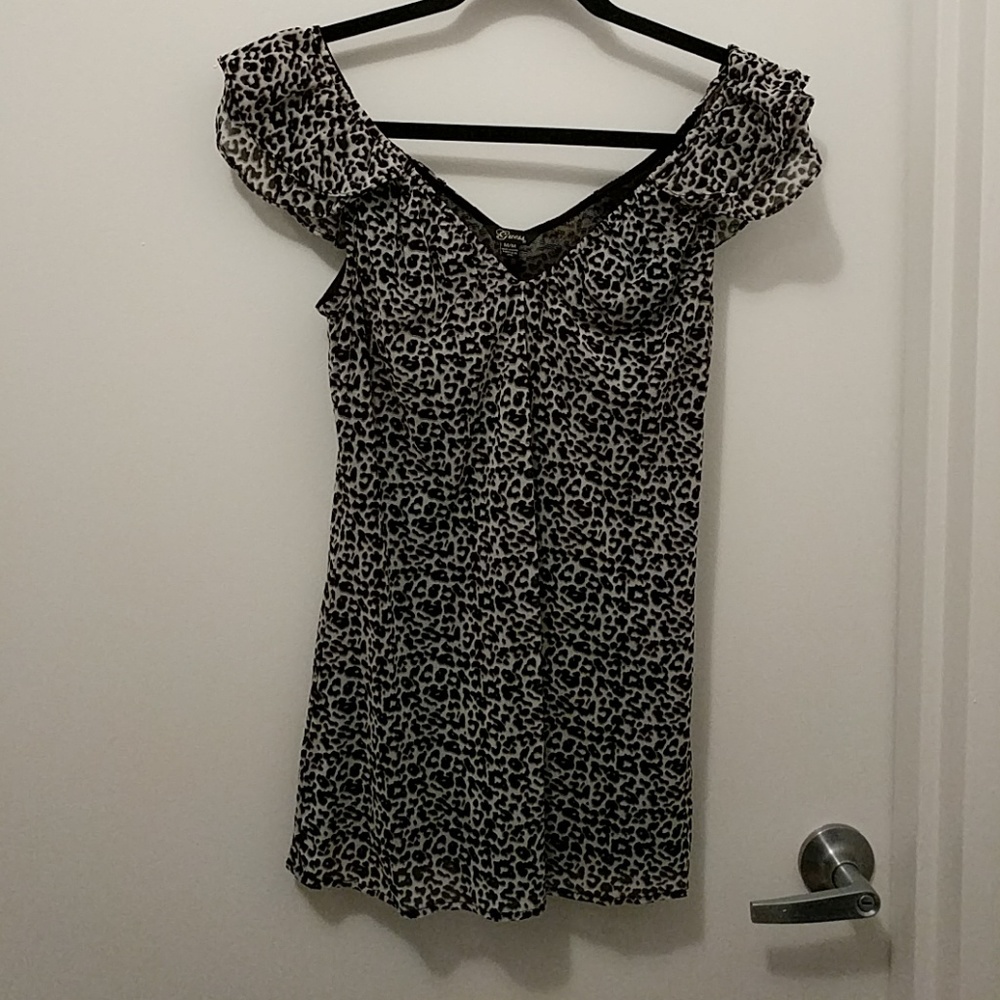 Guess animal print shirt