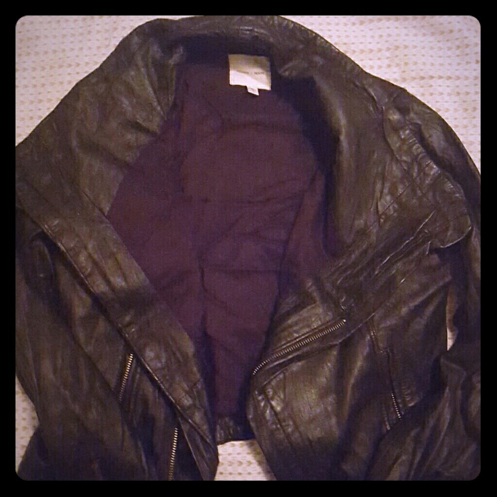 Leather jacket