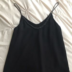 Silky black Zara tank