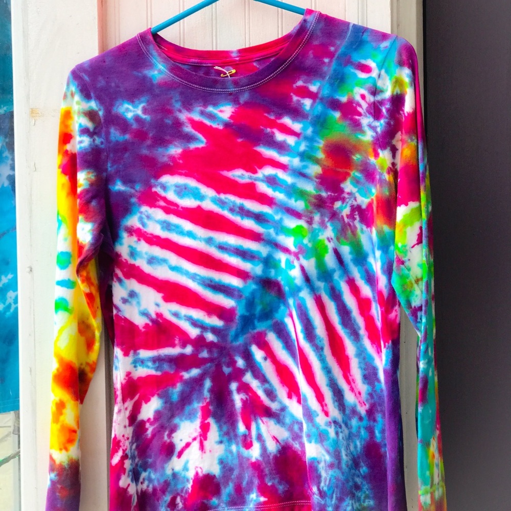 Tie Dye Long Sleeve Shirt - Artist Chris Brannon