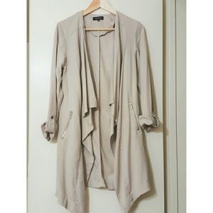 NEW LOOK drape front jacket