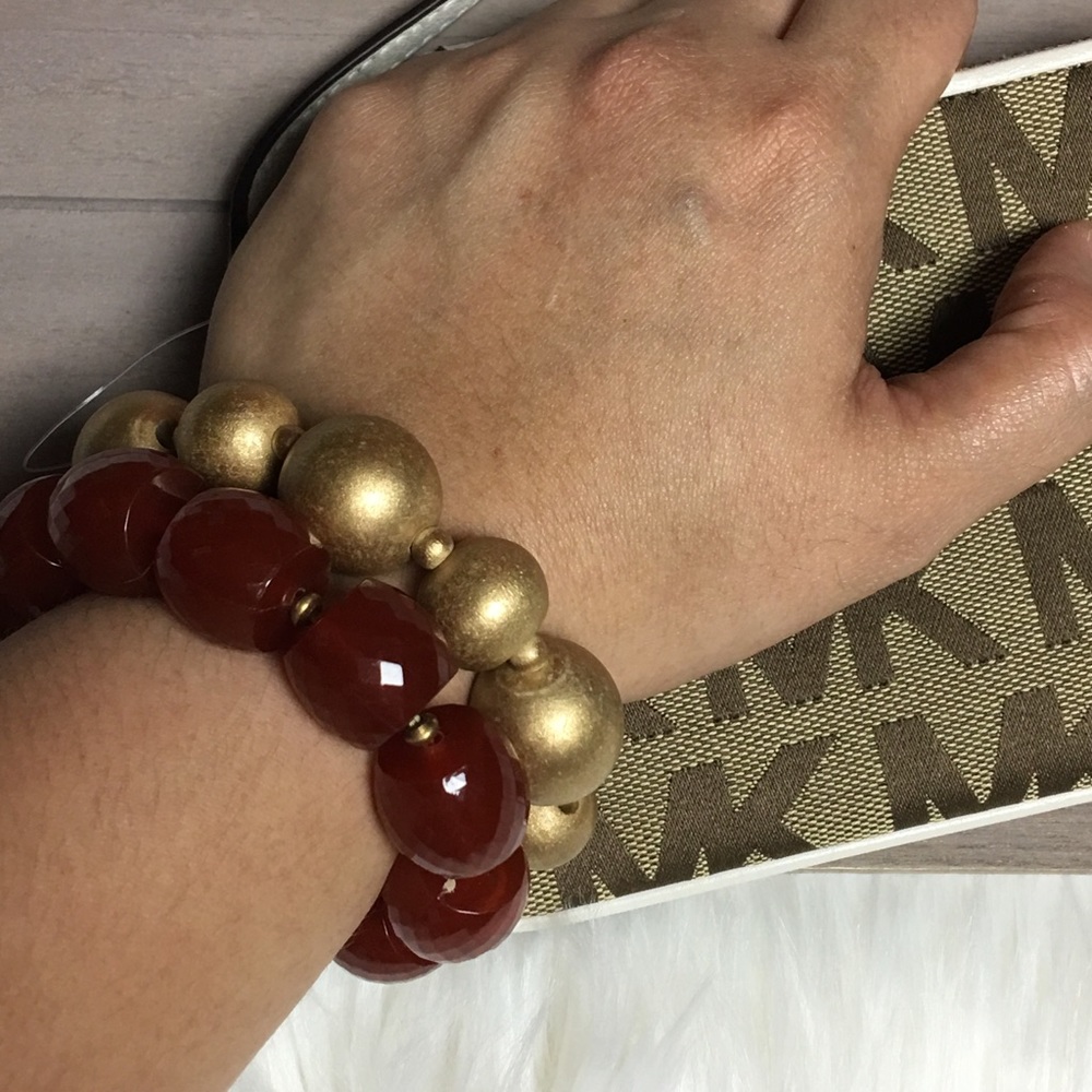 ❤️ Two Large Bead Bracelets - Picture 4 of 5