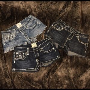 LA idol USA bundle of 3 pairs of shorts