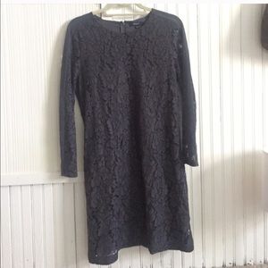 Madewell long sleeve lace dress