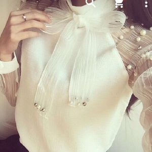 Kate spade Pearl  bow blouse