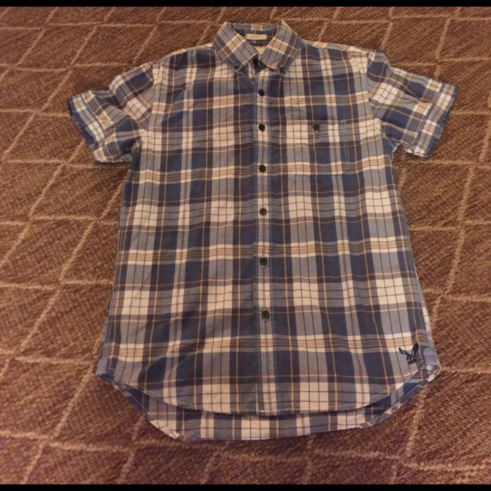 American Eagle XS Men's short sleeve button down