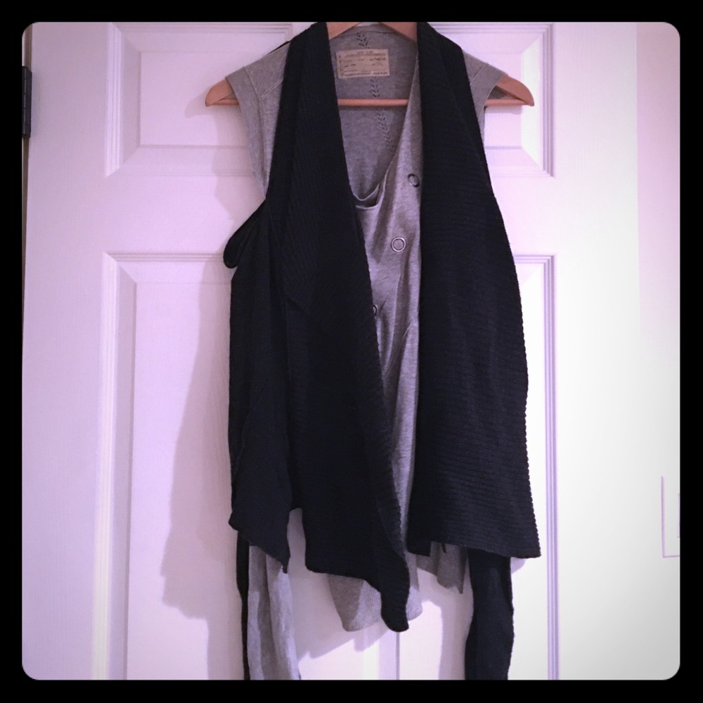 Sleeveless All Saints cardigan