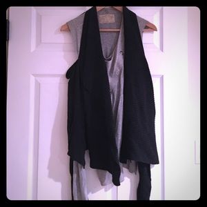 Sleeveless All Saints cardigan
