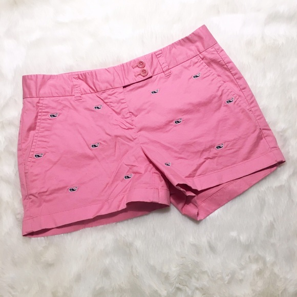 Vineyard Vines Pants - Vineyard Vines Pink Whale Shorts