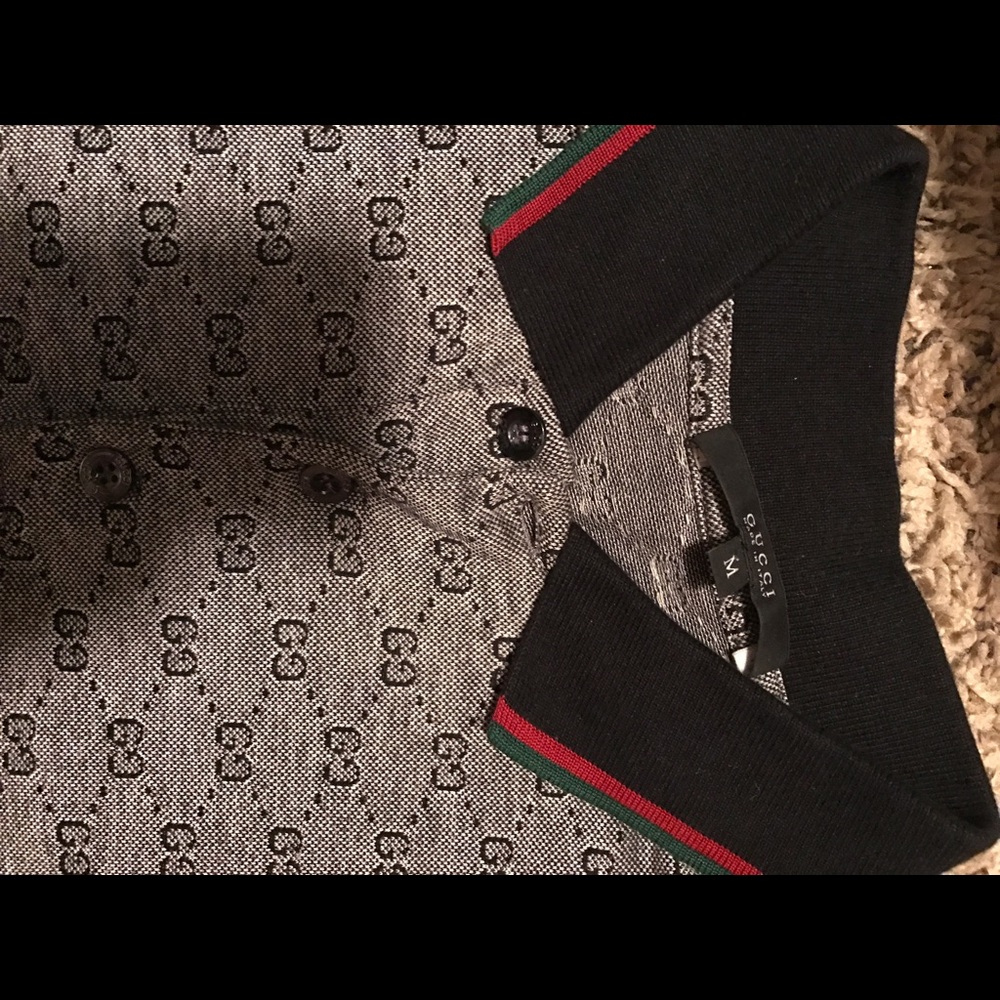 Authentic Gucci "GG" polo