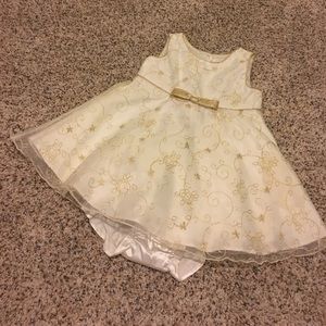 Cream and Gold 24 mo dress