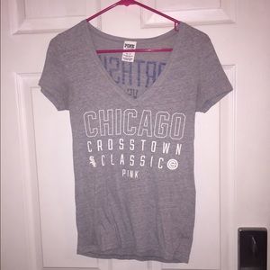 PINK Chicago Baseball V-Neck