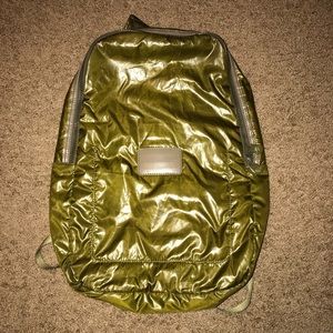 Marc Jacobs backpack in a greenish gold