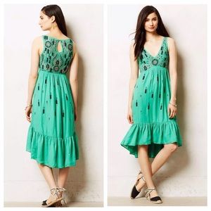 Anthropologie Floreat Ijada Stitched Shift Dress