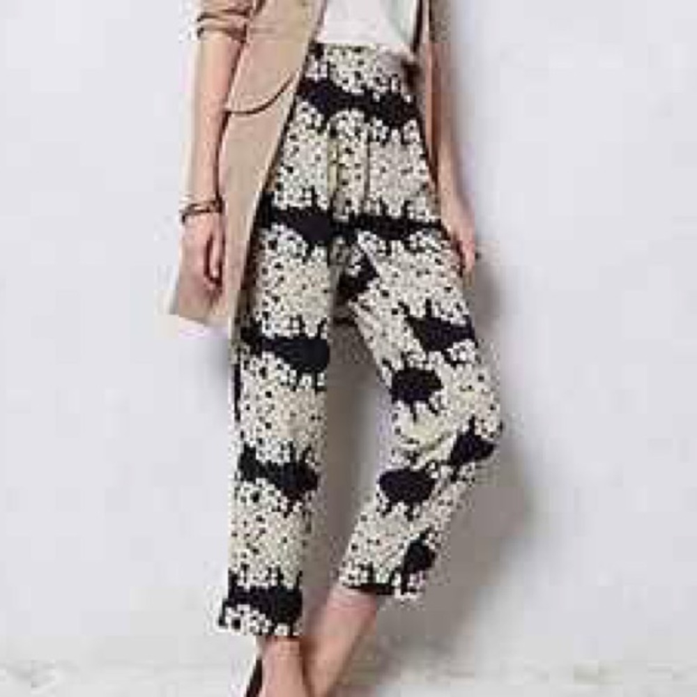 Harlyn Daisy Stripe Trouser from Anthropologie