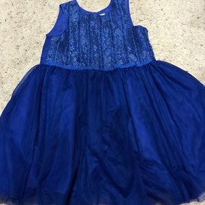 Royal blue dress