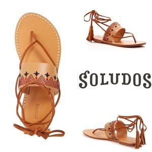 Soludos Embroidered Sandal-NWOB/Tan/sz 7