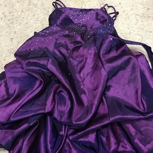 Formal purple dress worn once