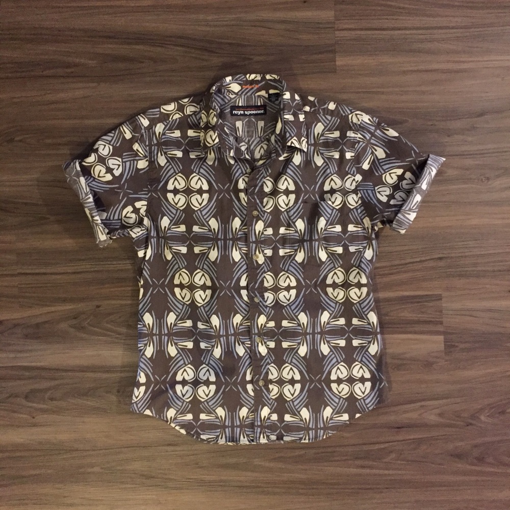 Reyn Spooner Printed Button Front Shirt