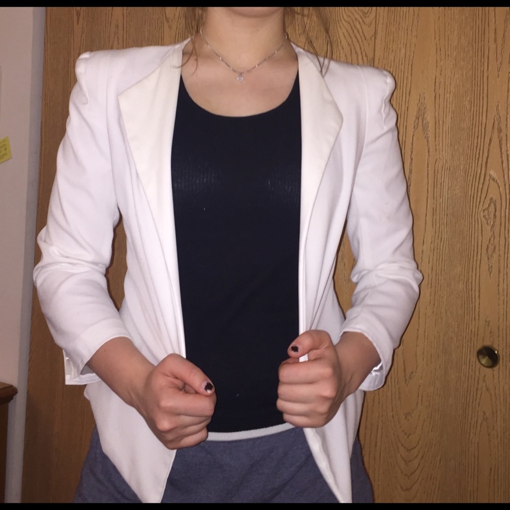 White business blazer