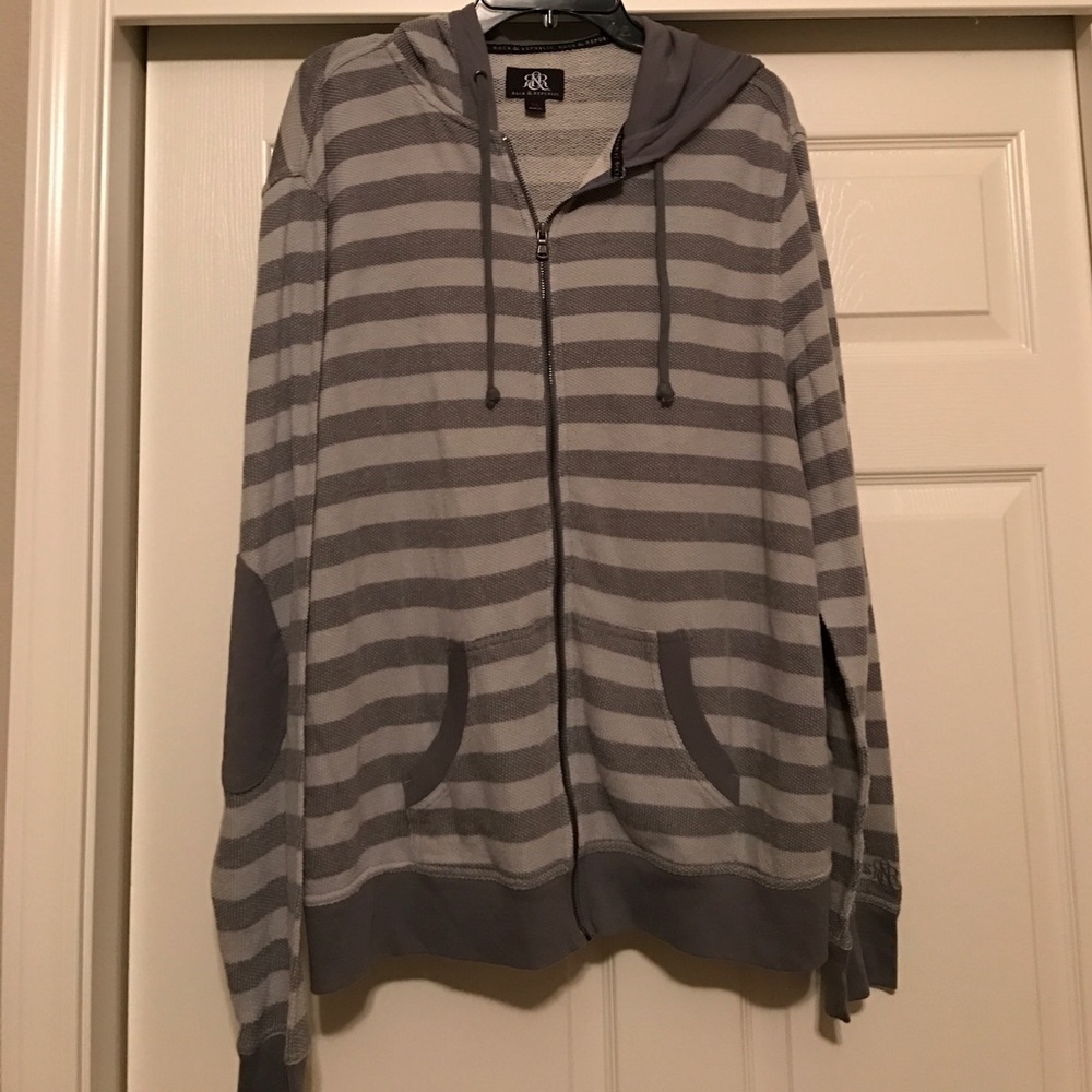 Rock and Republic men's Zip Up hoodie, XL
