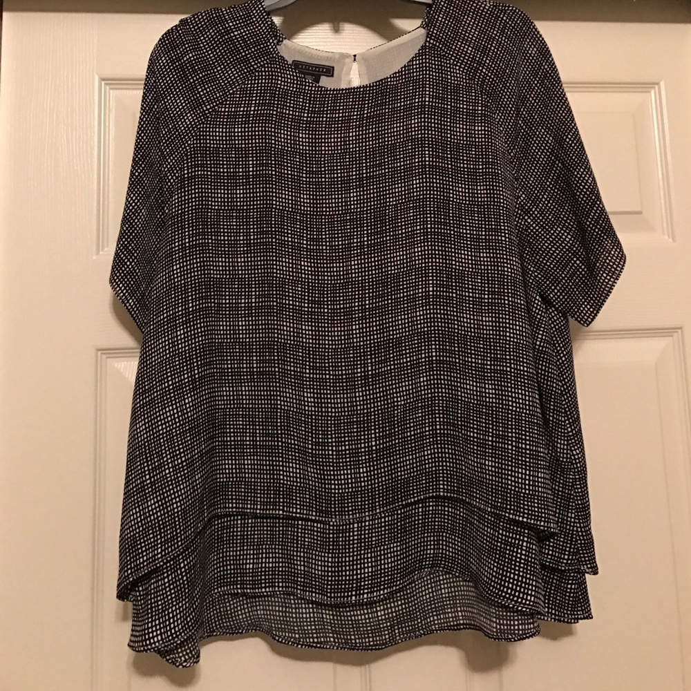 Short sleeve Metaphor Blouse, Large